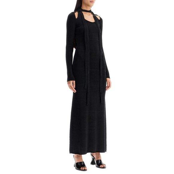 Y Project Women's Maxi Knit Dress In Italian - Picture 2 of 4